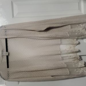 Cream and lace cardigan